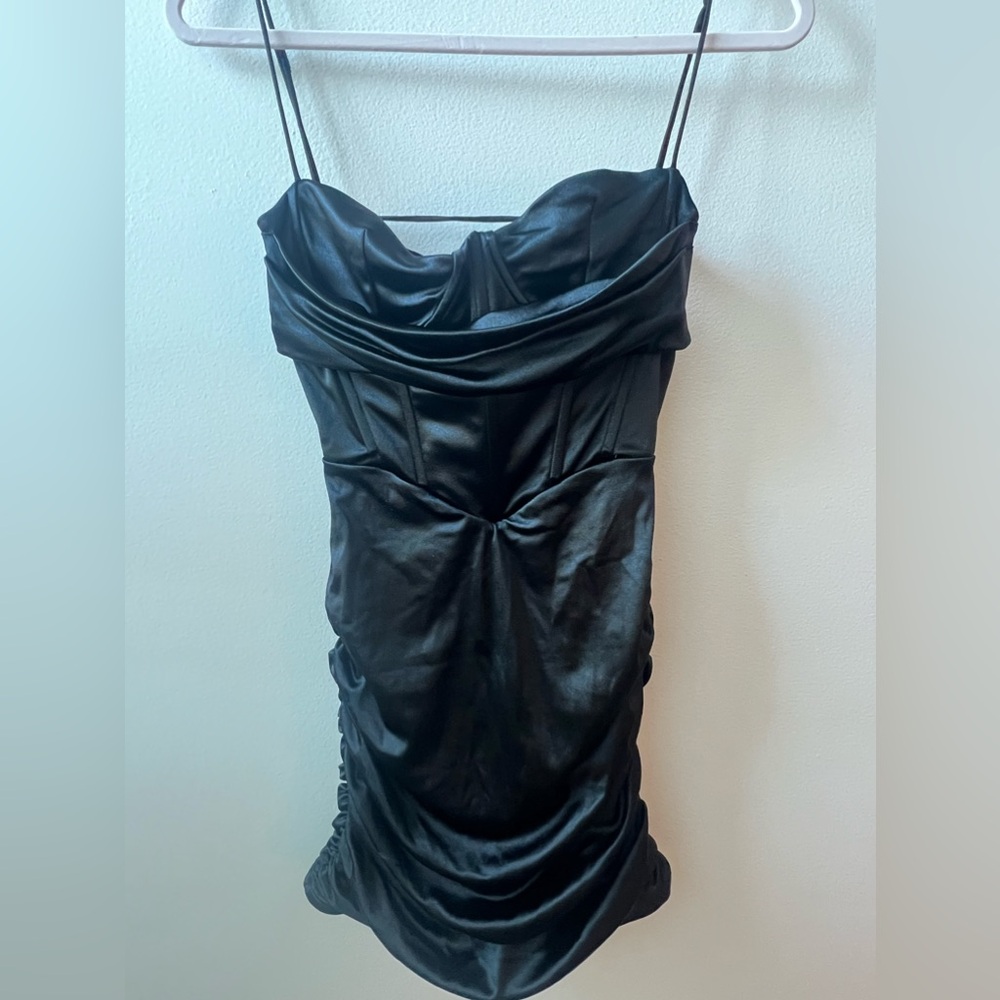 Lucy and the Sky black corset dress
